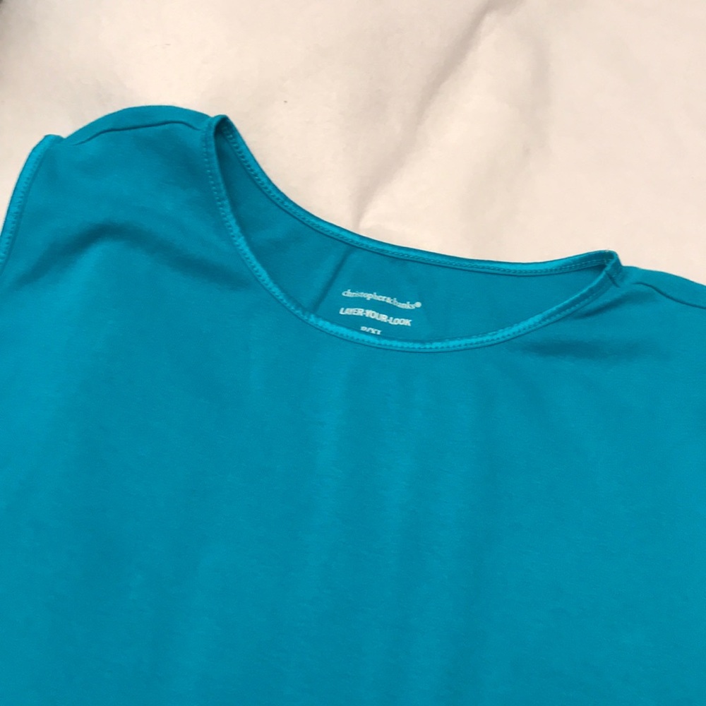 Christopher & Banks Teal Tank Top
